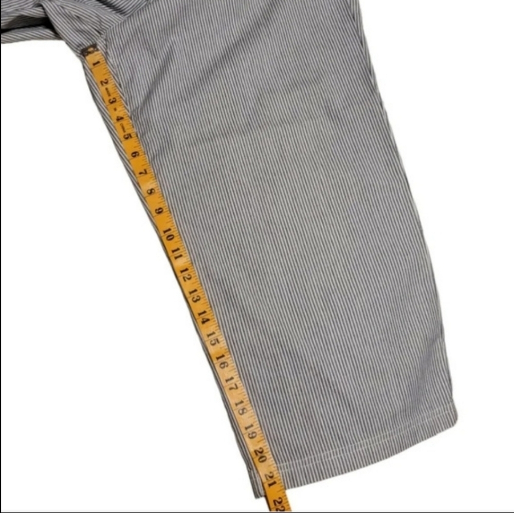 New Chico's Dylan striped crop pants - Picture 6 of 7